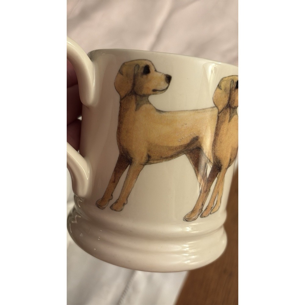 Emma Bridgewater Supporting Help For Heroes Yellow Labrador Coffee Mug Half Pint - Picture 11 of 16